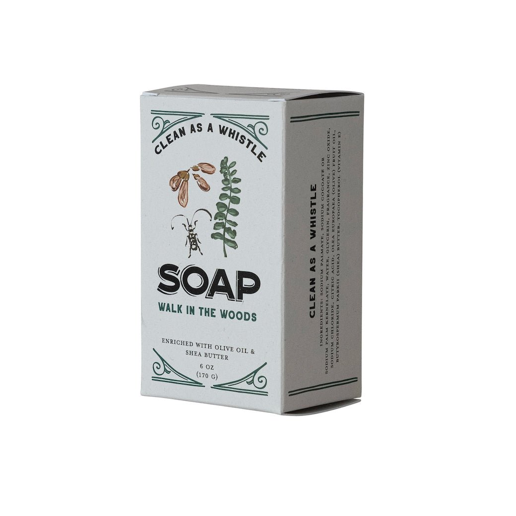 Walk In The Woods Scented Olive Oil & Shea Butter Bar Soap - Marmalade Mercantile