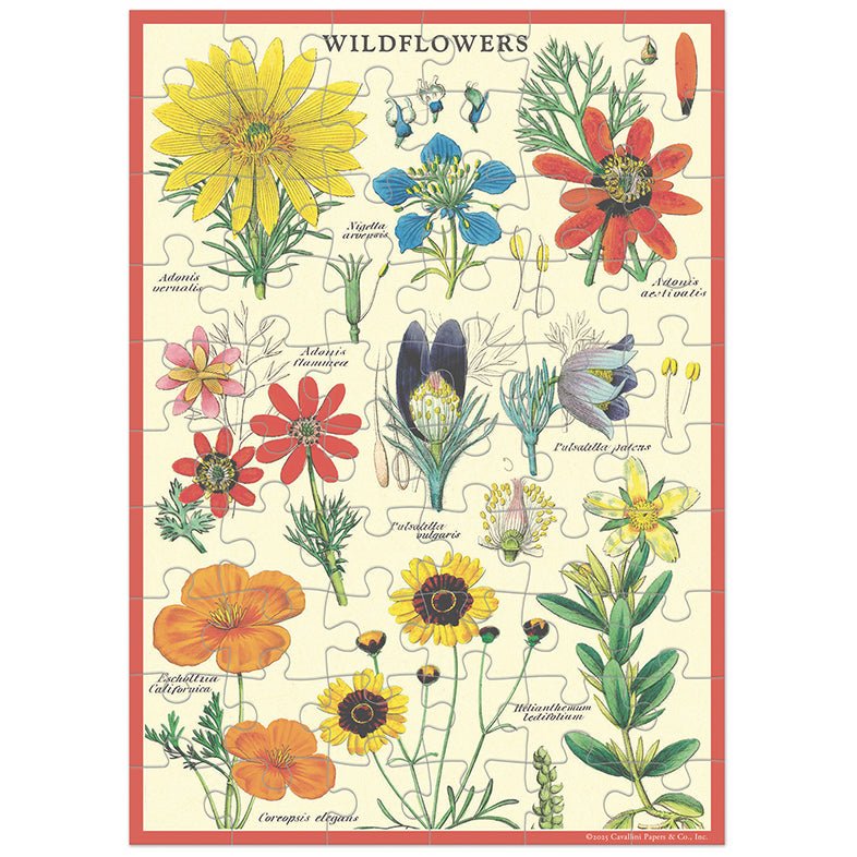 Wildflowers Puzzle Greeting Card - Marmalade Mercantile