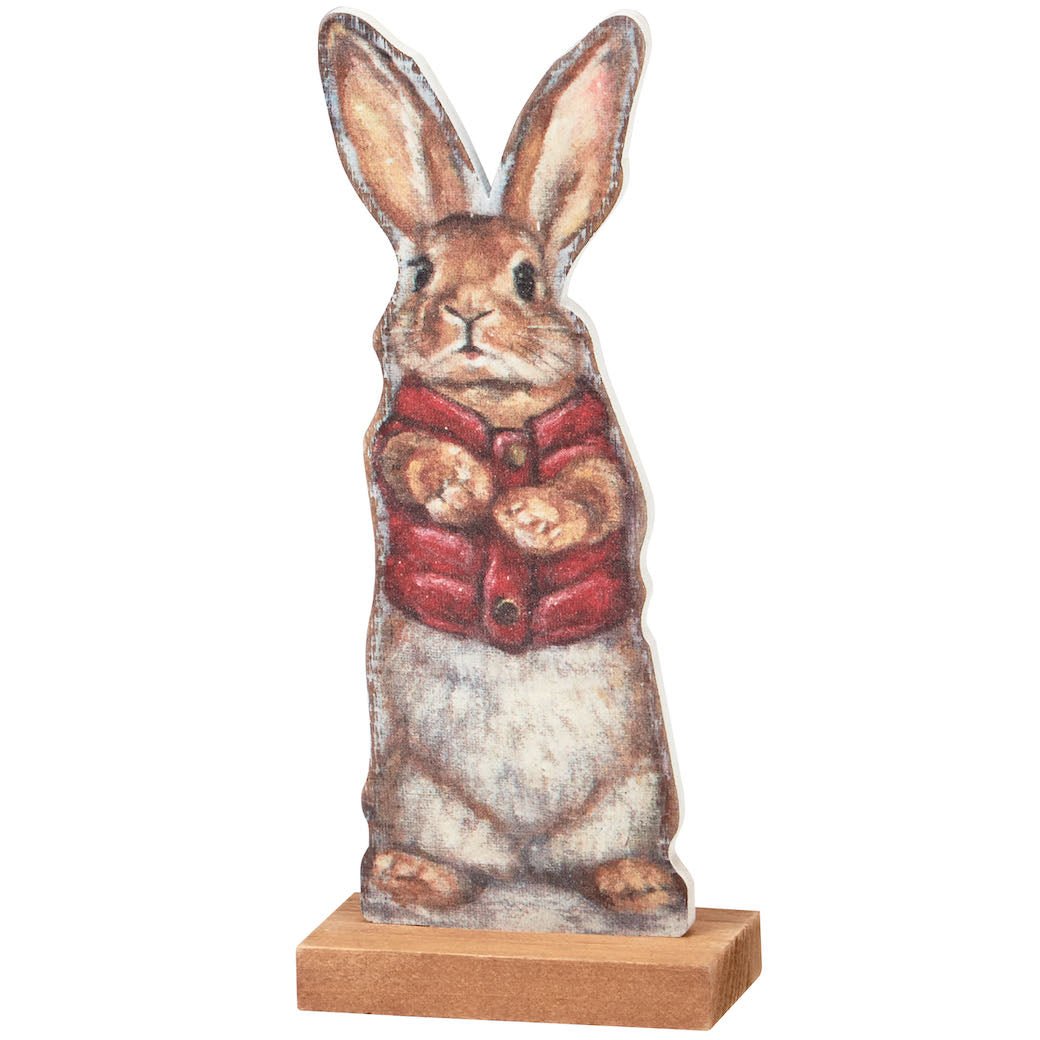 Winter Bunny Stand - Up Figure - Marmalade Mercantile