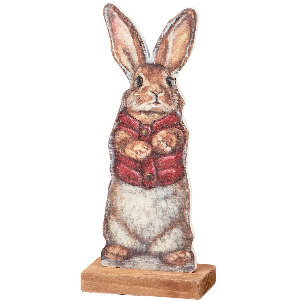 Winter Bunny Stand - Up Figure - Marmalade Mercantile