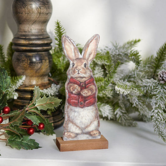 Winter Bunny Stand - Up Figure - Marmalade Mercantile