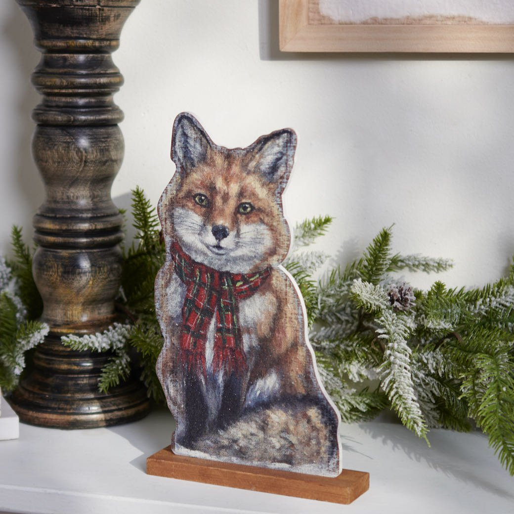 Winter Fox Stand - Up Figure - Marmalade Mercantile