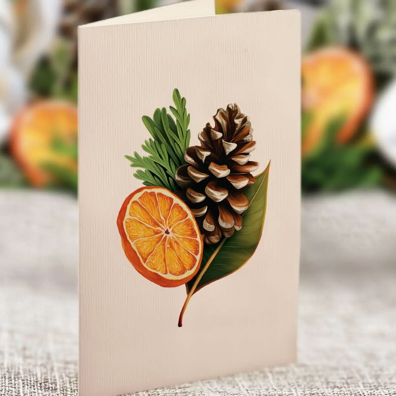 Winter Magnolia 3 - D Life Sized Pop Up Card - Marmalade Mercantile