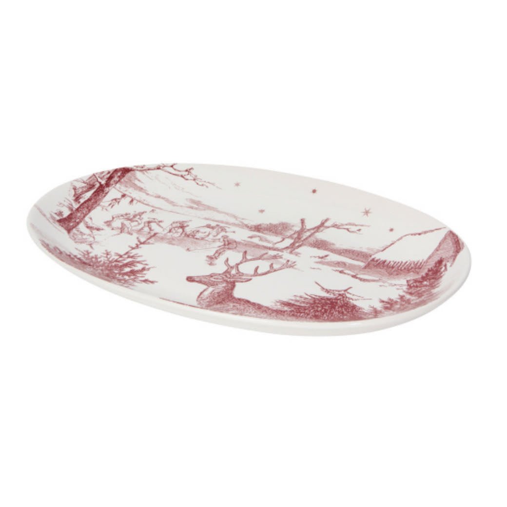 Winter Toile Serving Platter - Marmalade Mercantile