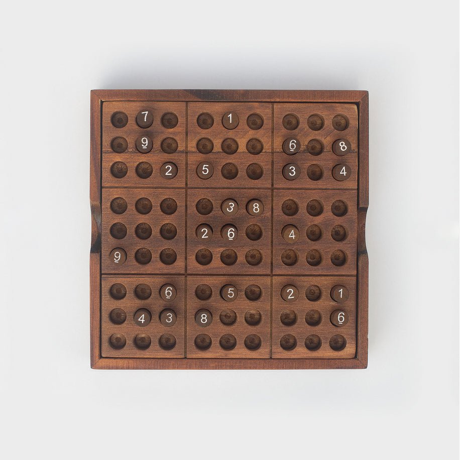 Wooden Sudoko Travel Puzzle Game - Marmalade Mercantile
