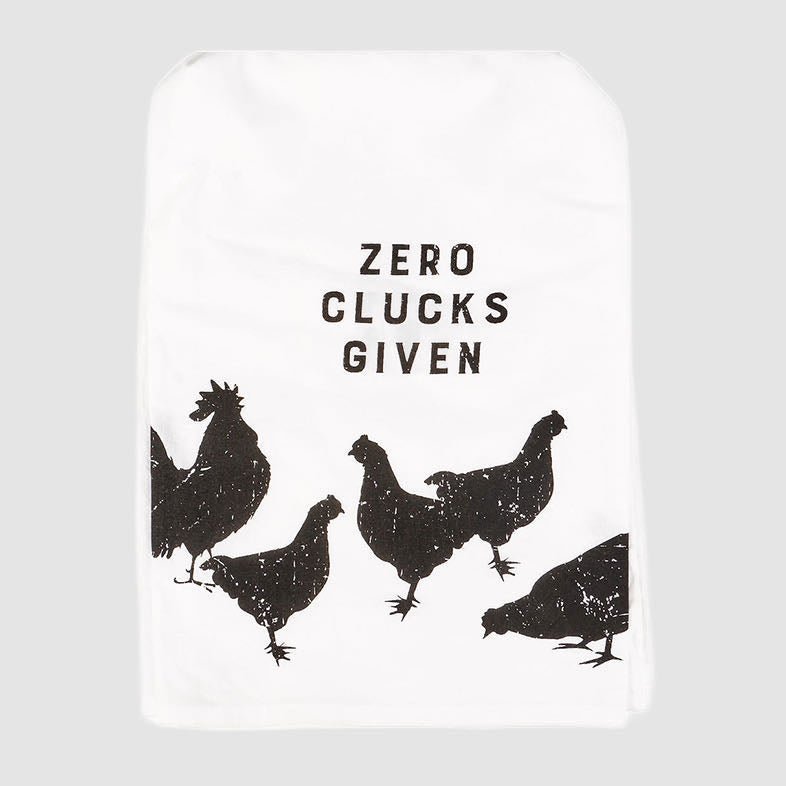 Zero Clucks Given Kitchen Towel - Marmalade Mercantile