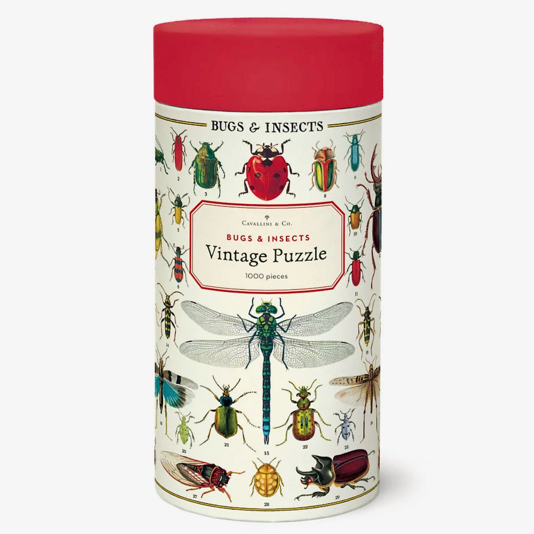 1000-Piece Jigsaw Puzzle Bugs & Insects – Marmalade Mercantile