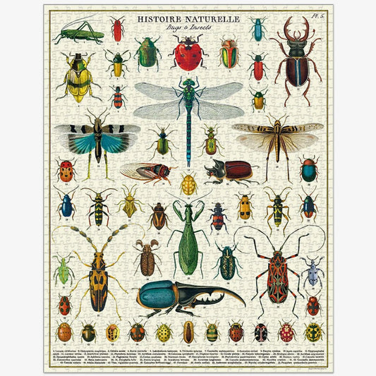 1000-Piece Jigsaw Puzzle Bugs & Insects - Marmalade Mercantile