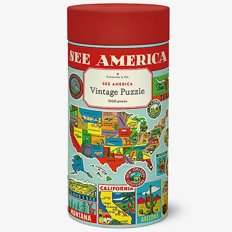 1000 Piece See America Jigsaw Puzzle - Marmalade Mercantile