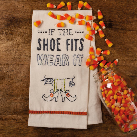 If the Shoe Fits Wear It Halloween Towel