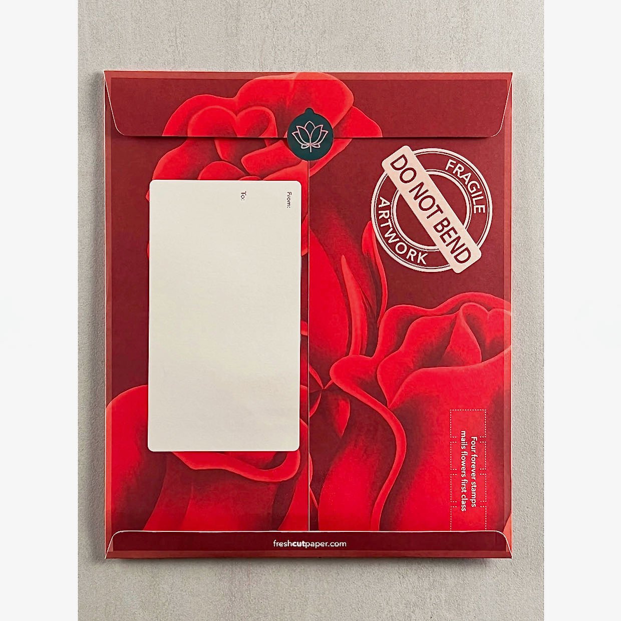 3D Life-Sized Paper Red Roses Bouquet Pop Up Greeting Card - Marmalade Mercantile