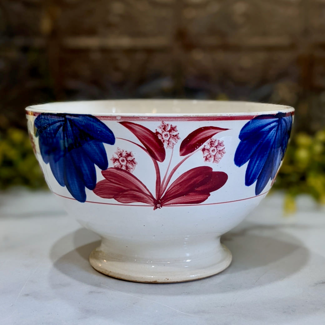 Early Belgian Stick & Sponge Waste Bowl - J