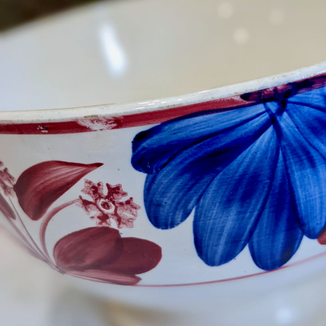 Early Belgian Stick & Sponge Waste Bowl - E