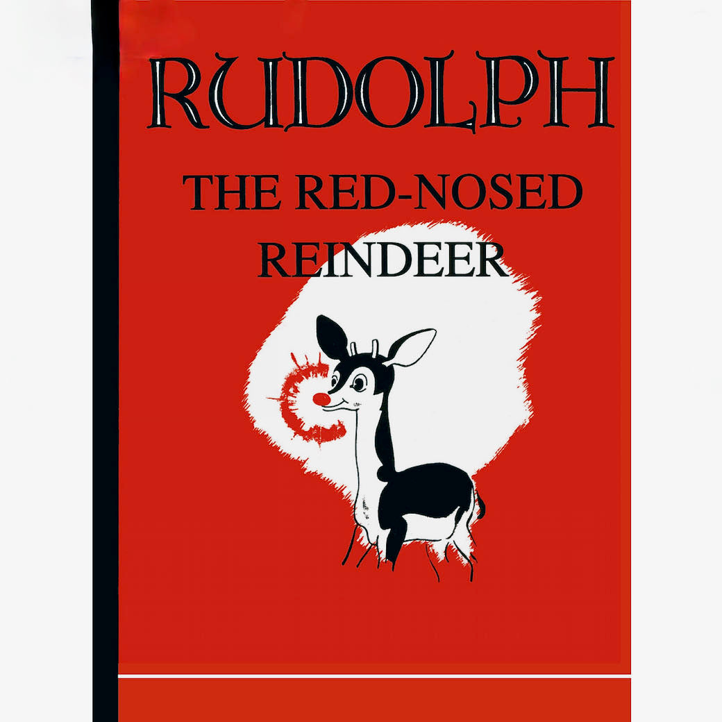 Rudolph the Red-Nosed Reindeer Vintage 1939 Reprint Hardcover Book - A