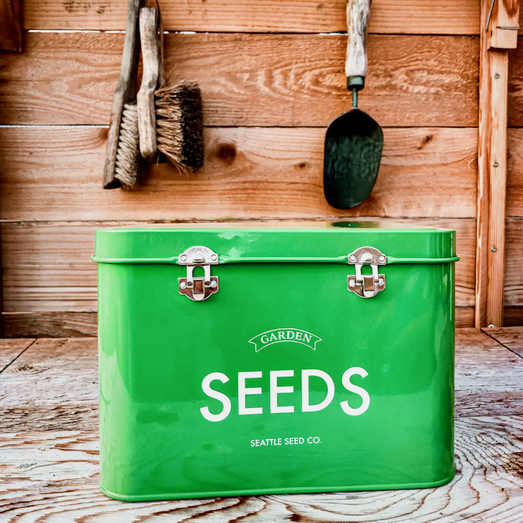Delux Seed Saving Metal Garden Organizer - A