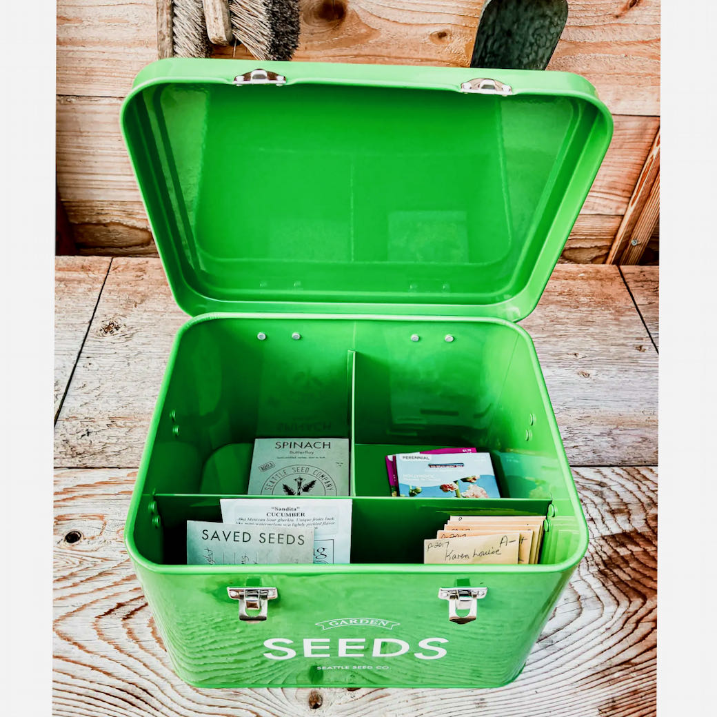 Delux Seed Saving Metal Garden Organizer - B