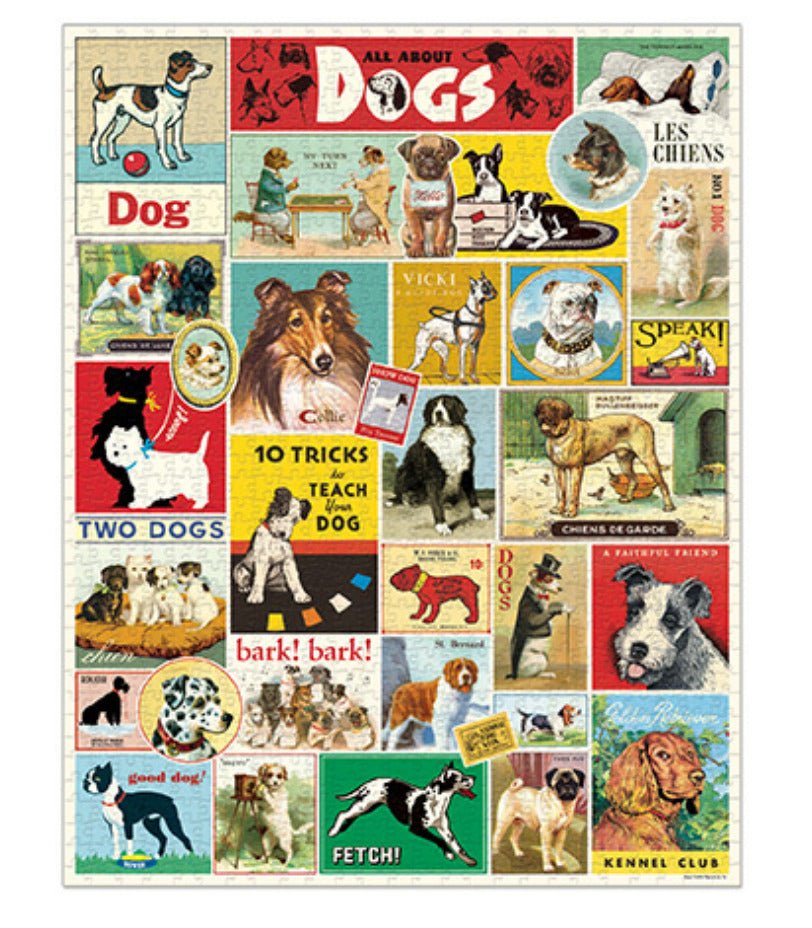 All About Dogs 1000-Piece Jigsaw Puzzle - Marmalade Mercantile