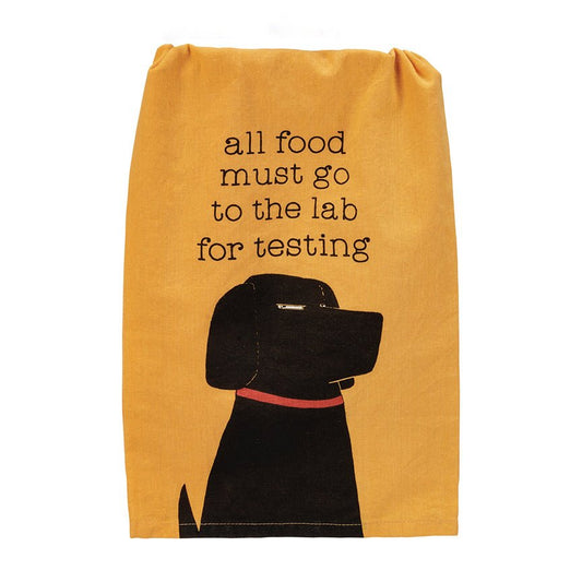 All Food Must Go To The Lab For Testing Kitchen Towel - Marmalade Mercantile
