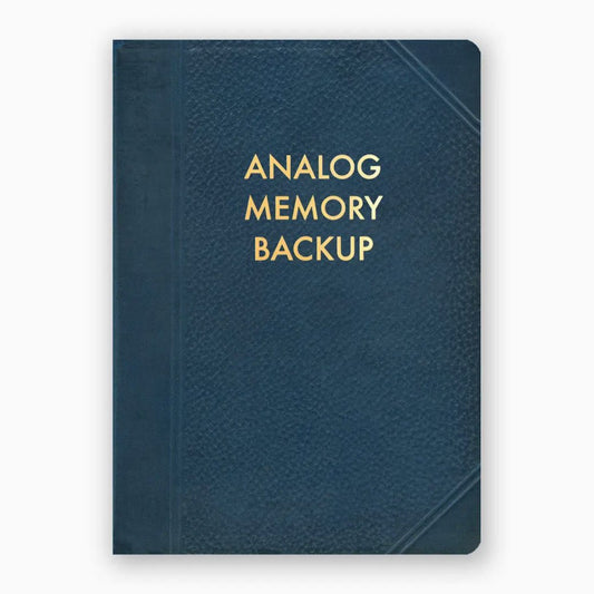 Analog Memory Back Up Notebook Journal - Marmalade Mercantile