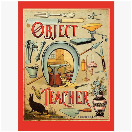 Antique Reprint Book Object Teacher from 1884 - Marmalade Mercantile