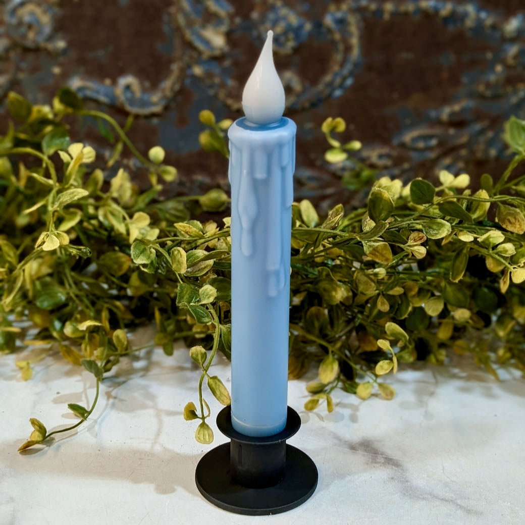 Battery Operated LED Battery Candle Light Blue - Marmalade Mercantile