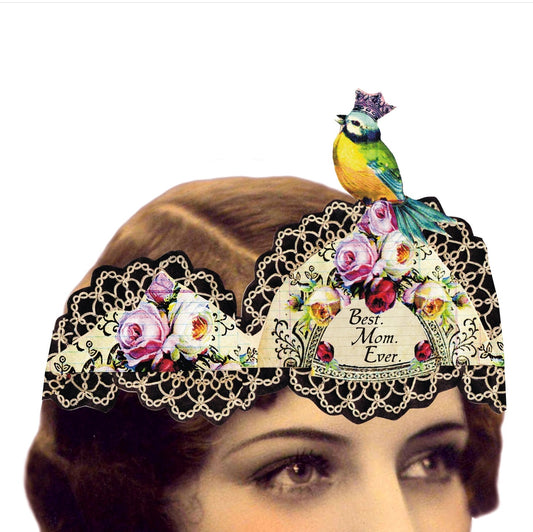 Best. Mom. Ever. Mailable Wearable Paper Tiara Greeting Card - Marmalade Mercantile
