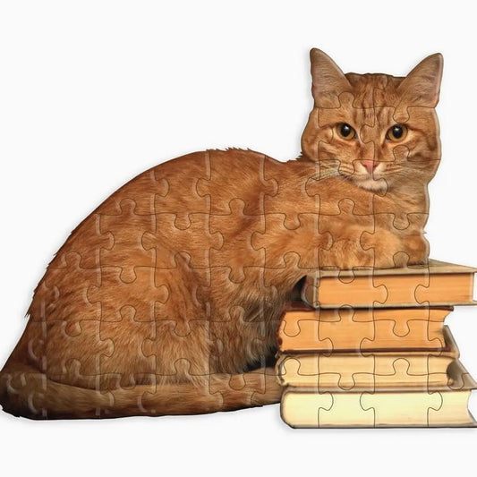 Cat Reader Jiggie Jigsaw Puzzle - Marmalade Mercantile