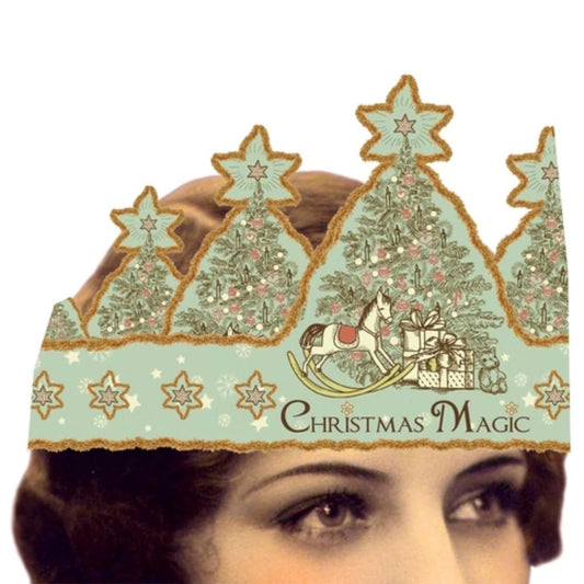 Christmas Magic Mailable Wearable Paper Tiara Christmas Card - Marmalade Mercantile