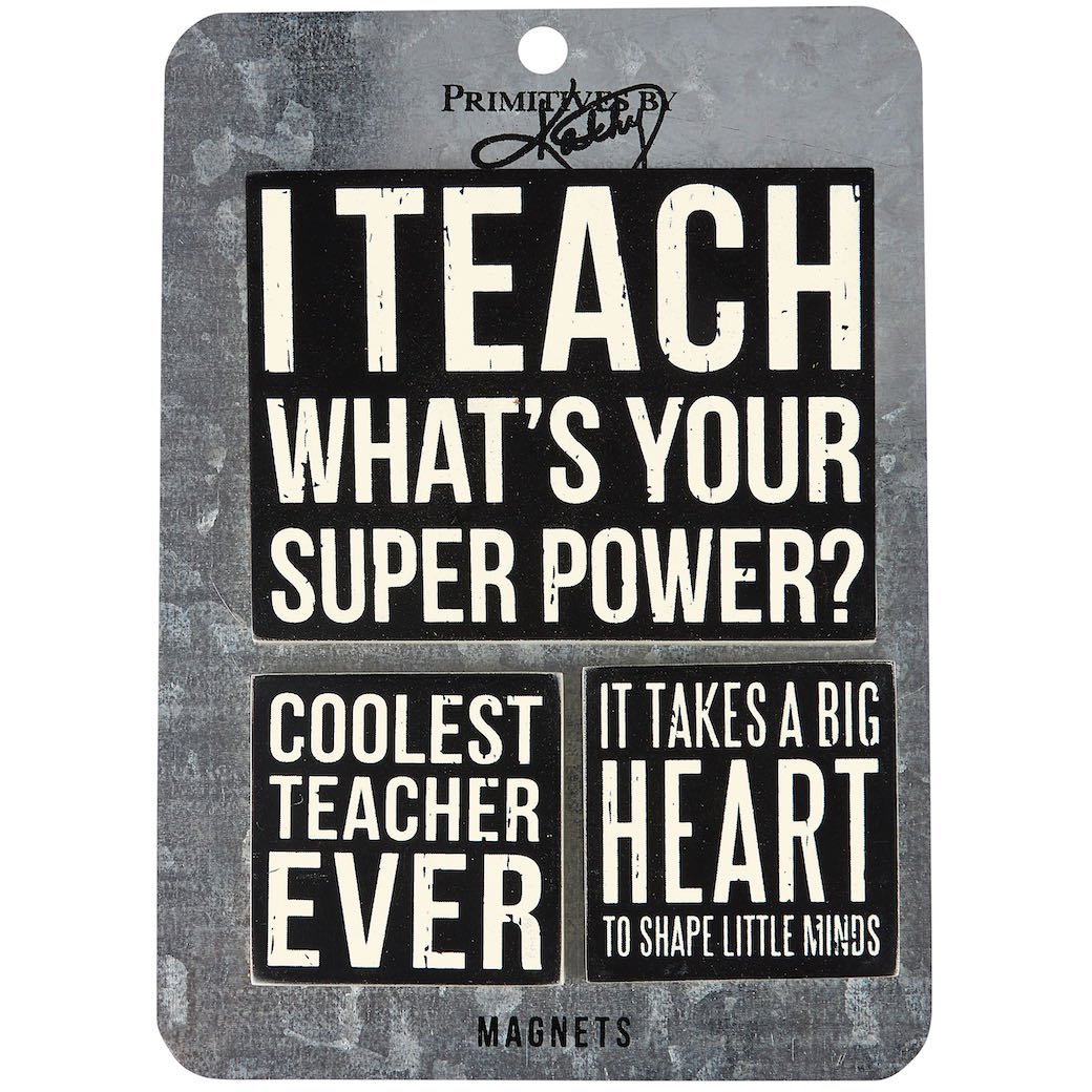Coolest Teacher Ever Magnet Set - Marmalade Mercantile