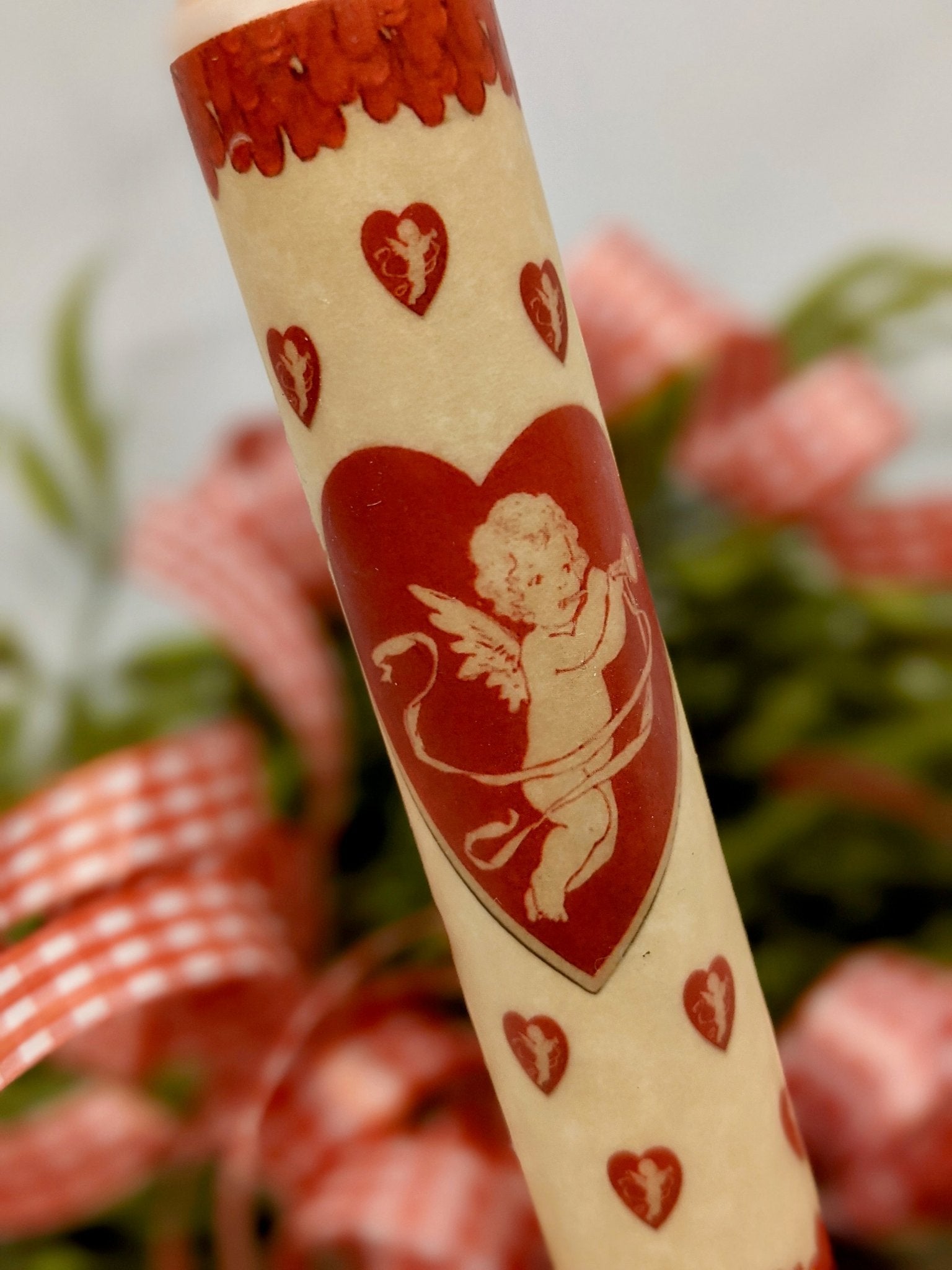 Valentine Candle, Valentine Bear Candle, Bear Candlesticks, Cute Bear  Valentine Taper Candle, Love Candle, Red Hearts Taper, Bear Love Taper