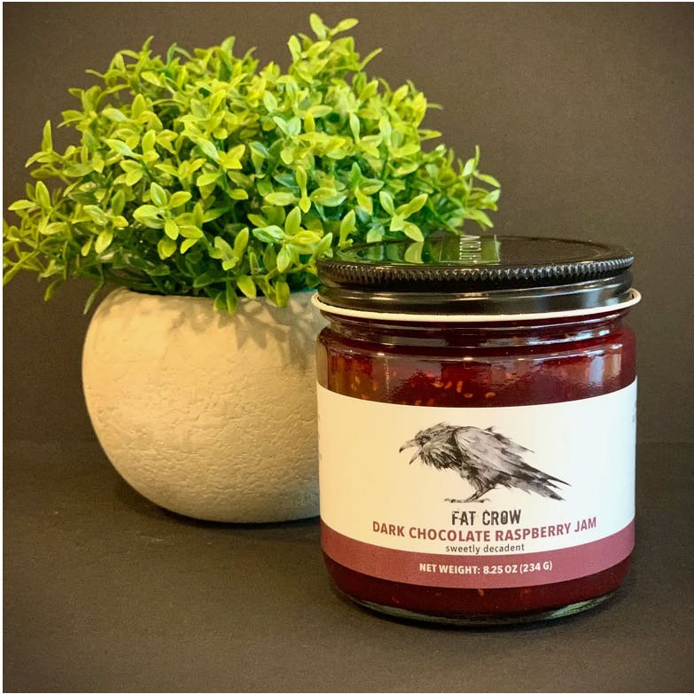 Dark Chocolate Raspberry Jam CHOICE of Size - Marmalade Mercantile