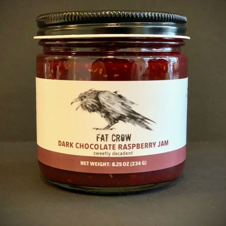 Dark Chocolate Raspberry Jam CHOICE of Size - Marmalade Mercantile