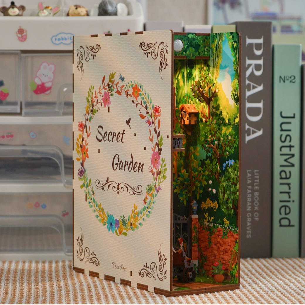 DIY Miniature House Book Nook Kit Secret Garden 3D Puzzle - Marmalade Mercantile
