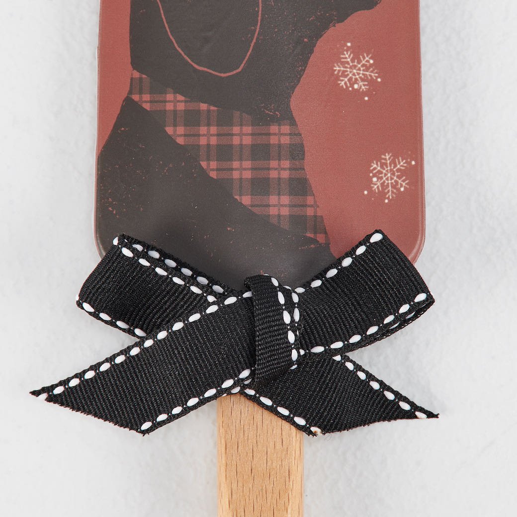 Every Cookie You Bake I'll be Watching You Holiday Spatula with Black Lab - Marmalade Mercantile