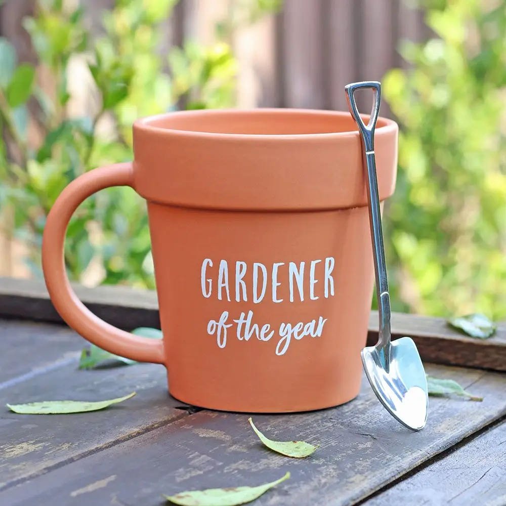 Gardener of the Year Mug with Spade Spoon - Marmalade Mercantile