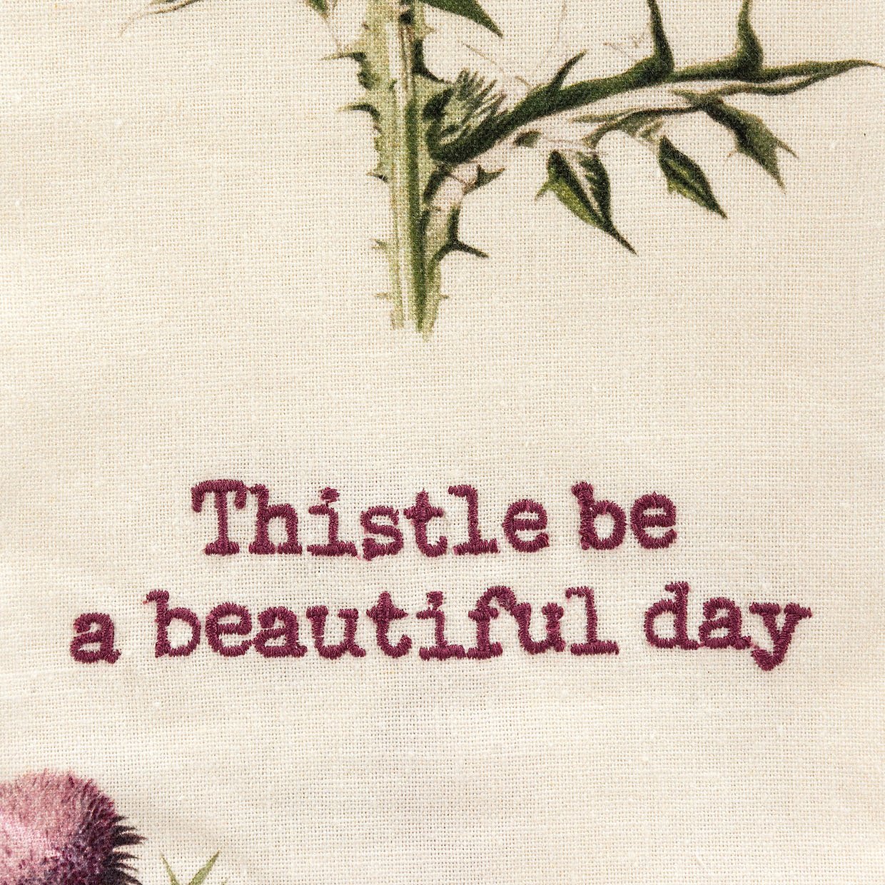 Globe Thistle Cottage Garden Kitchen Towel - Marmalade Mercantile