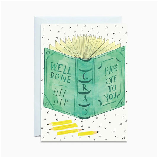 Graduation Card Well Done Hats Off to You! - Marmalade Mercantile