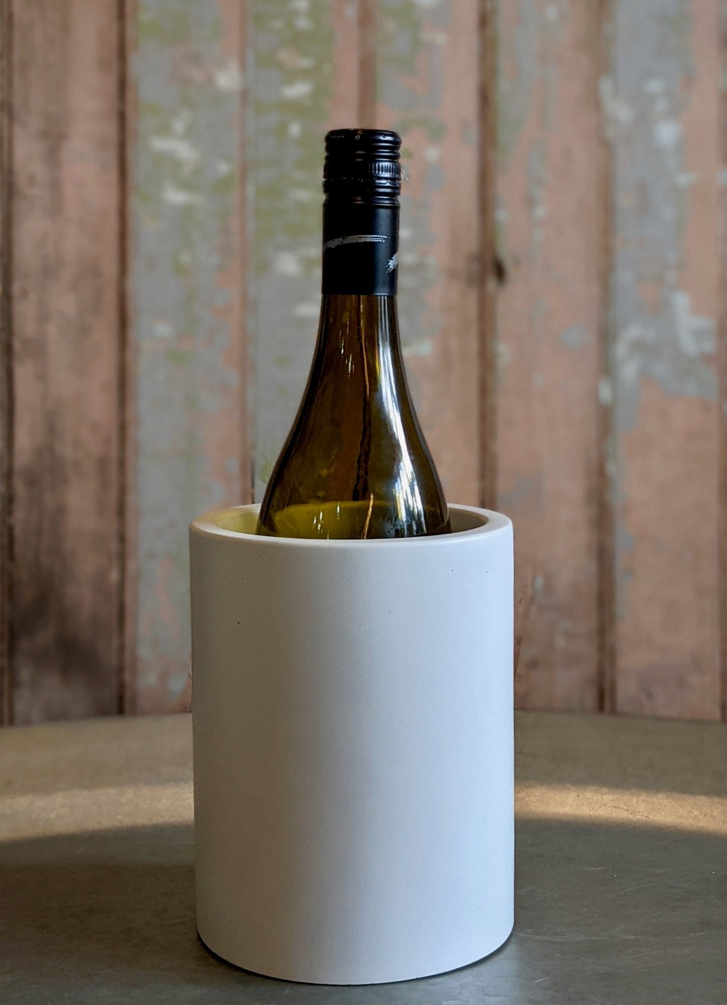 HandCast Concrete Wine Chiller or Utensil Pot Marmalade Mercantile