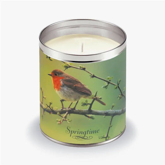 Hand-Poured Springtime Robin Candle (Freshly Mown Grass Scent) - Marmalade Mercantile