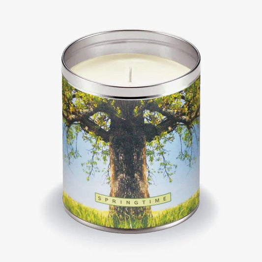 Hand-Poured Springtime Tree Candle (Freshly Mown Grass Scent) - Marmalade Mercantile