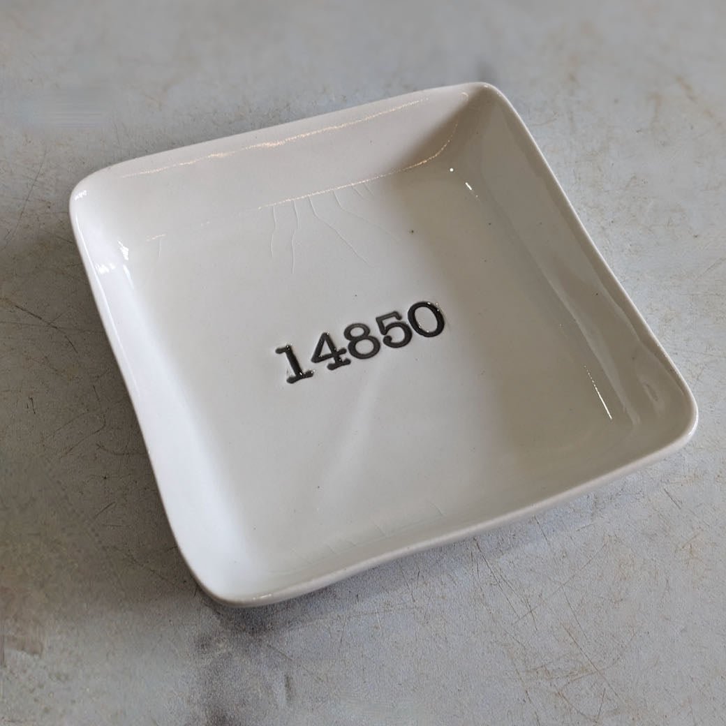Handmade Fine Porcelain Trinket Dish 14850 3" - Marmalade Mercantile