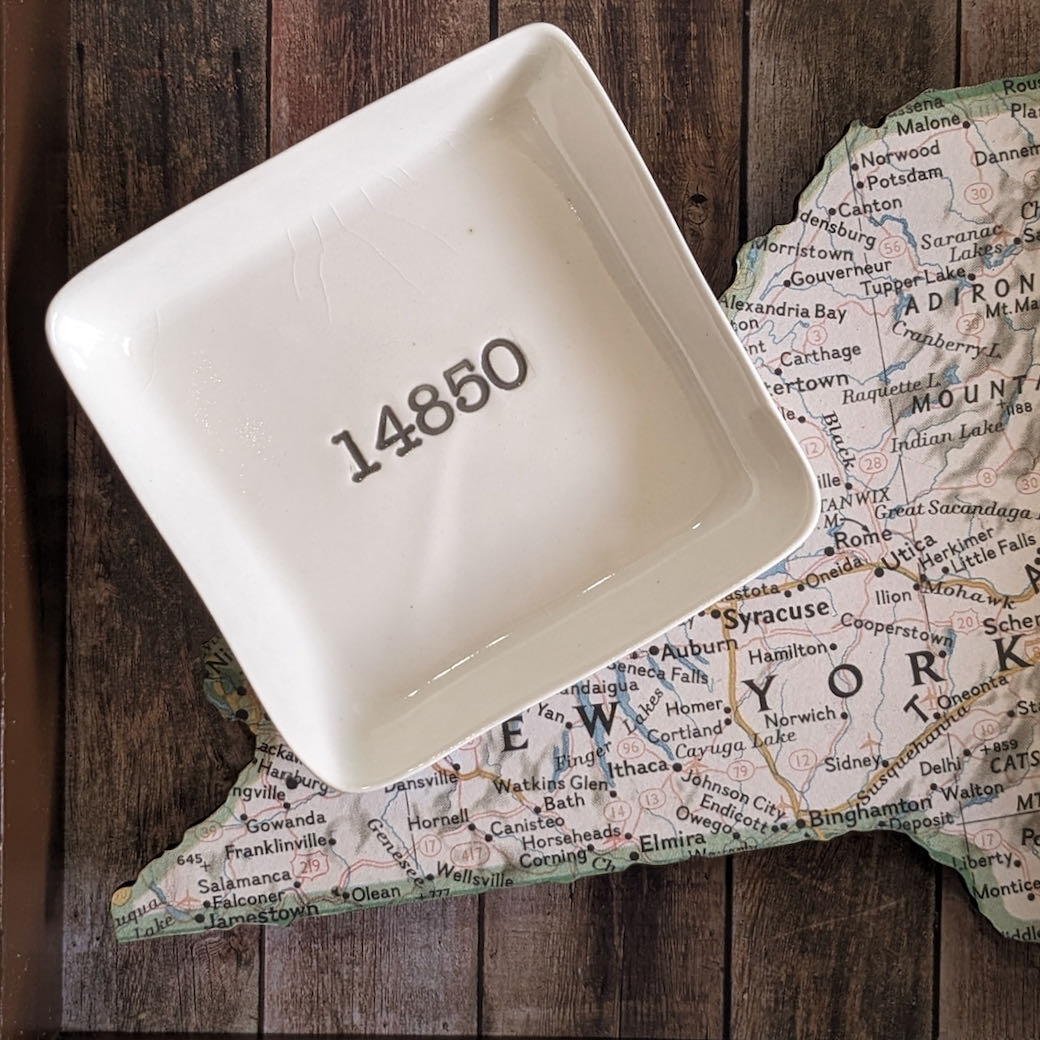 Handmade Fine Porcelain Trinket Dish 14850 3" - Marmalade Mercantile