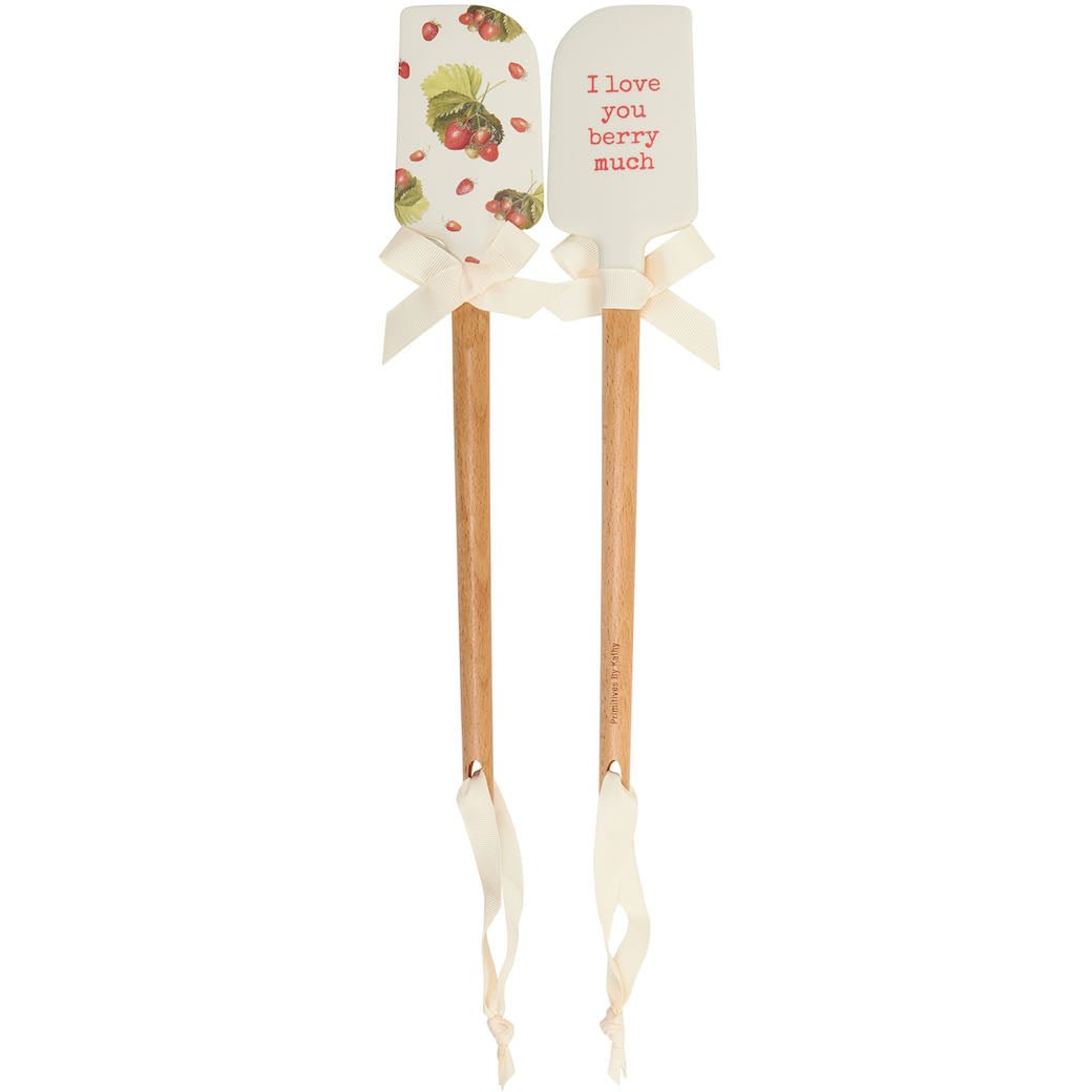 I Love You Berry Much Silicone Strawberry Spatula - Marmalade Mercantile