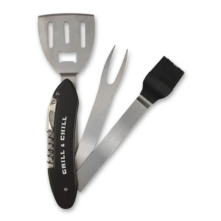 King of the Grill Stainless Steel BBQ 5-in-1 Multi-Tool - Marmalade Mercantile