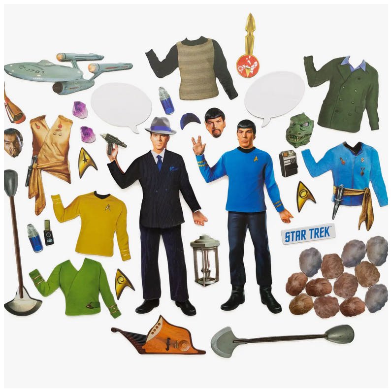 Kirk & Spock Star Trek Magnetic Dress-Up Set - Marmalade Mercantile