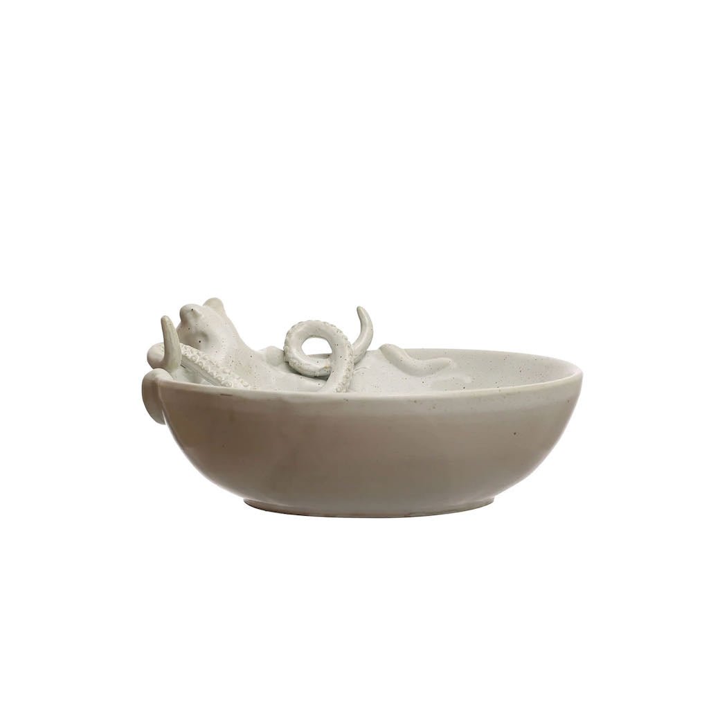 Large Stoneware Octopus Bowl - Marmalade Mercantile