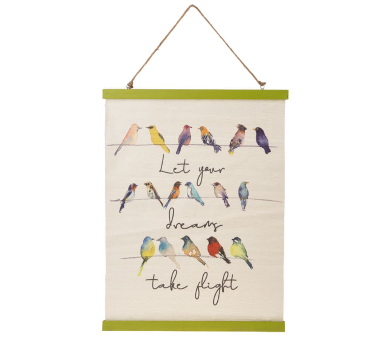 Let your Dreams Take Flight Canvas Wall Hanging - Marmalade Mercantile
