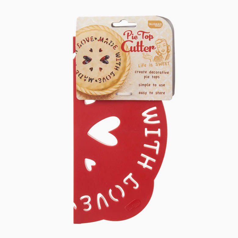 Made with Love Pie Crust Top Decorative Cutter - Marmalade Mercantile