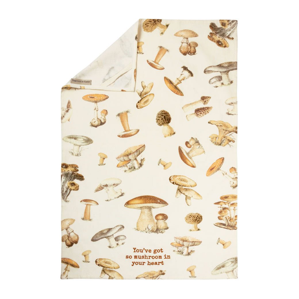 Mushrooms Kitchen Garden Towel You've Got So Mushroom in Your Heart - Marmalade Mercantile
