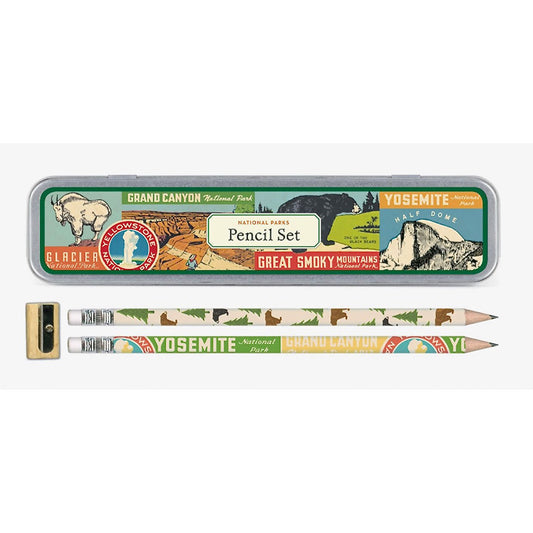 National Parks 10-Pencil Set with Tin Case - Marmalade Mercantile